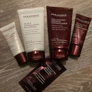 Keranique shampoos & conditioners & 1 hair mask brand new